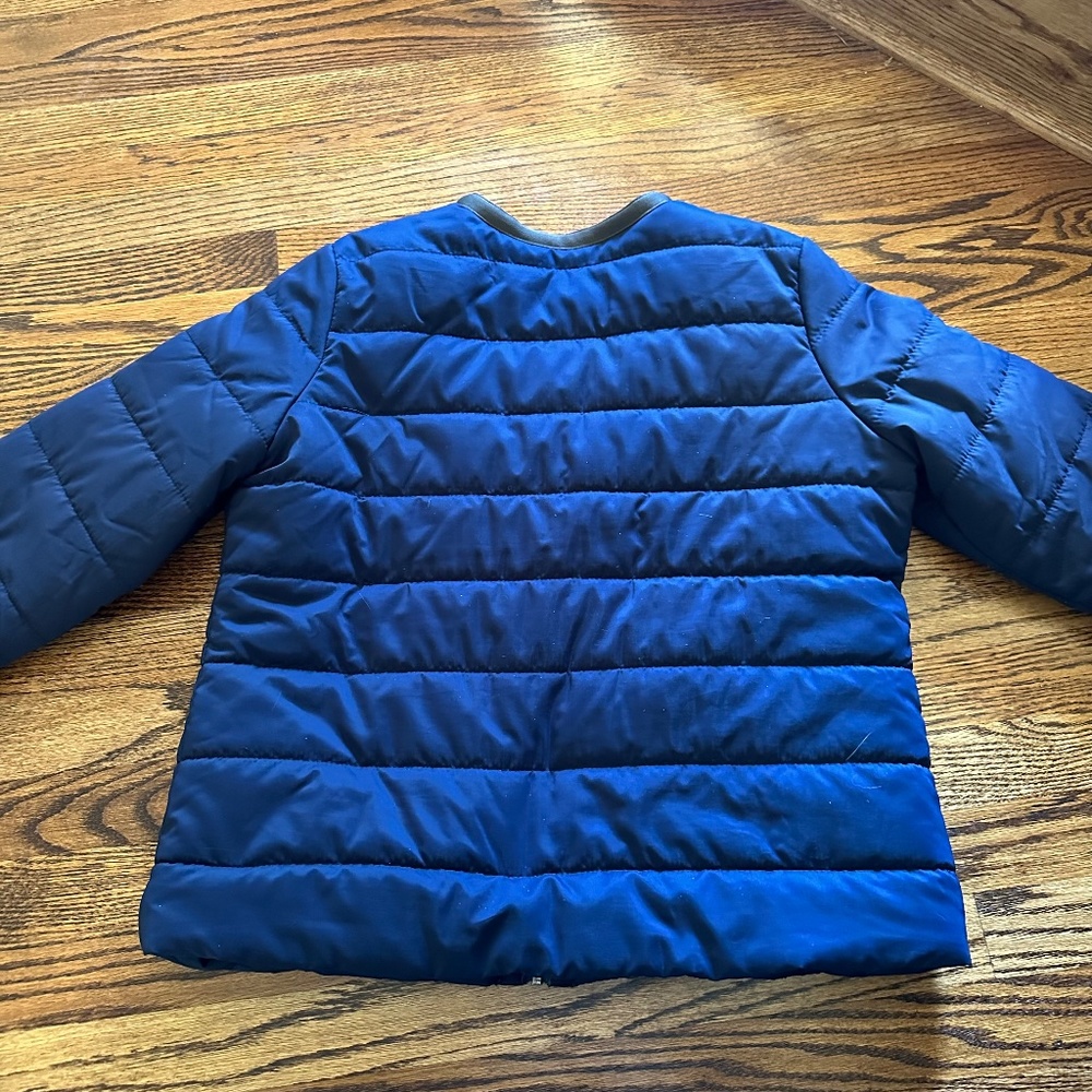 Boden Files Puffer Jacket, Navy Blue, Size 10 US (14 UK) - Picture 7 of 10